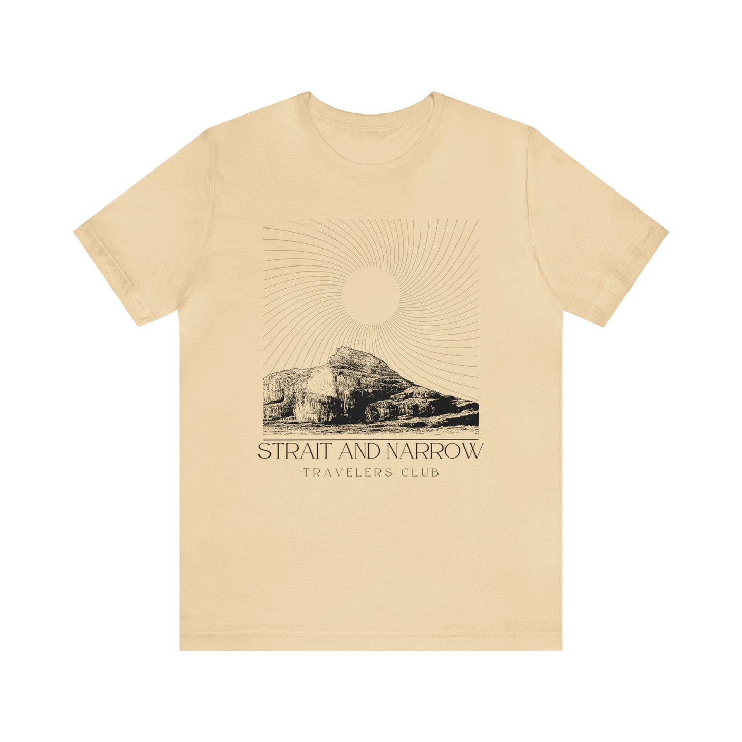 Strait and Narrow Travelers Club Christian T-shirt for Men