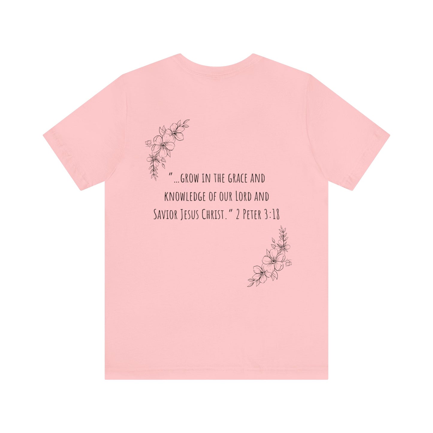 Growing in Grace Christian Women's T-Shirt - Biblical Grace Christian T-shirts For Women