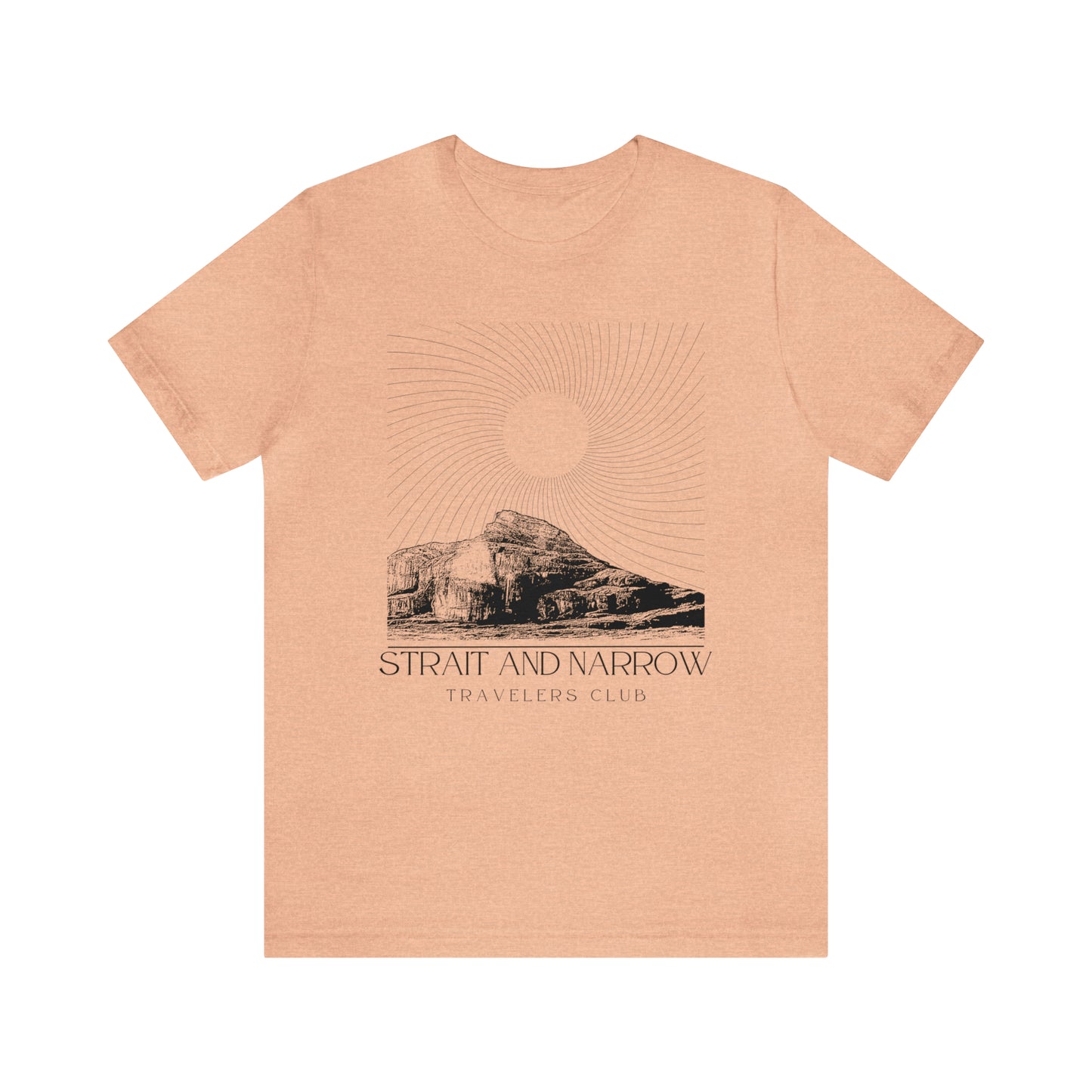 Strait and Narrow Travelers Club Christian T-shirt for Men