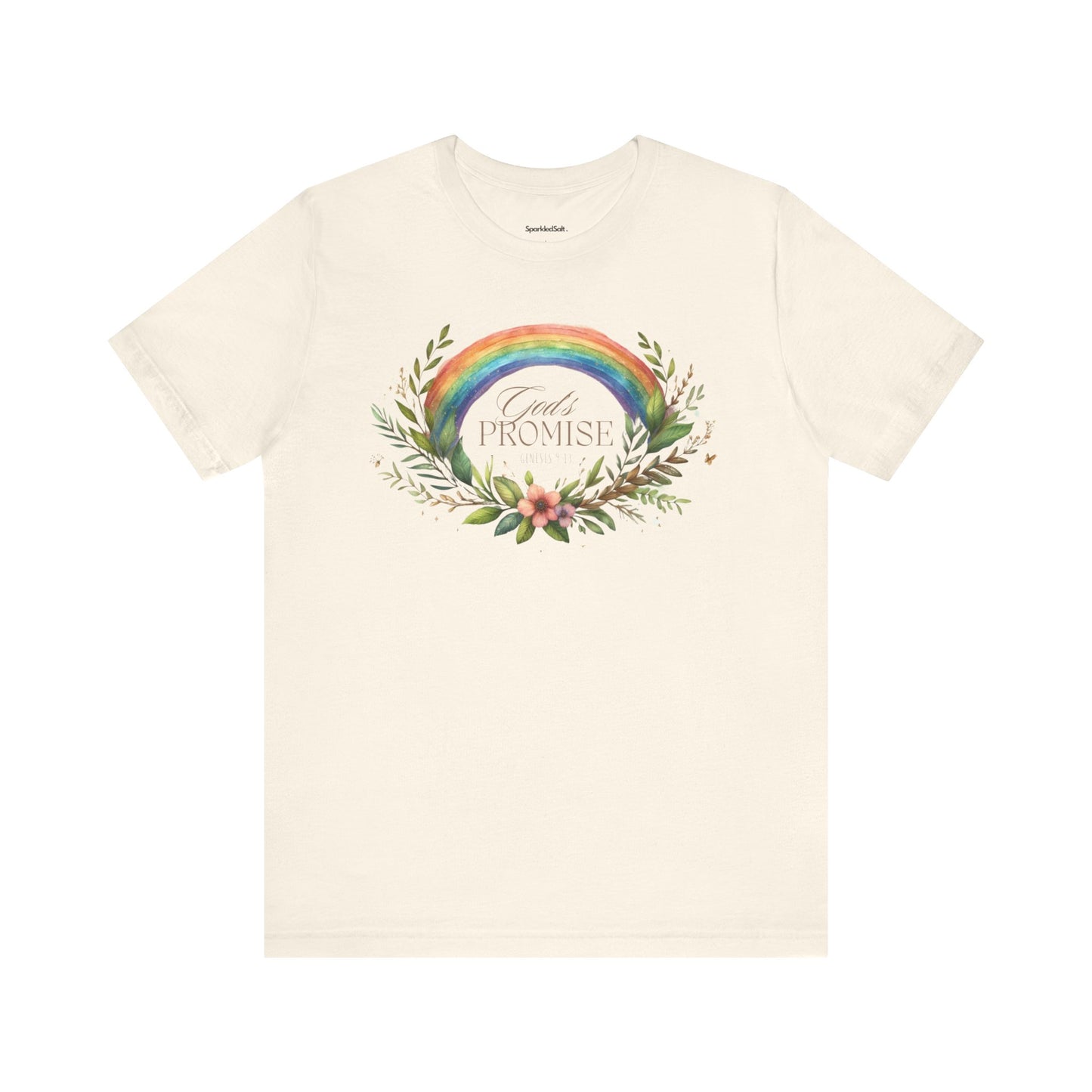 God's Promise - Rainbow Christian T-shirts - Genesis 9:13 Christian Pride Rainbow Shirts for Women - Free Shipping