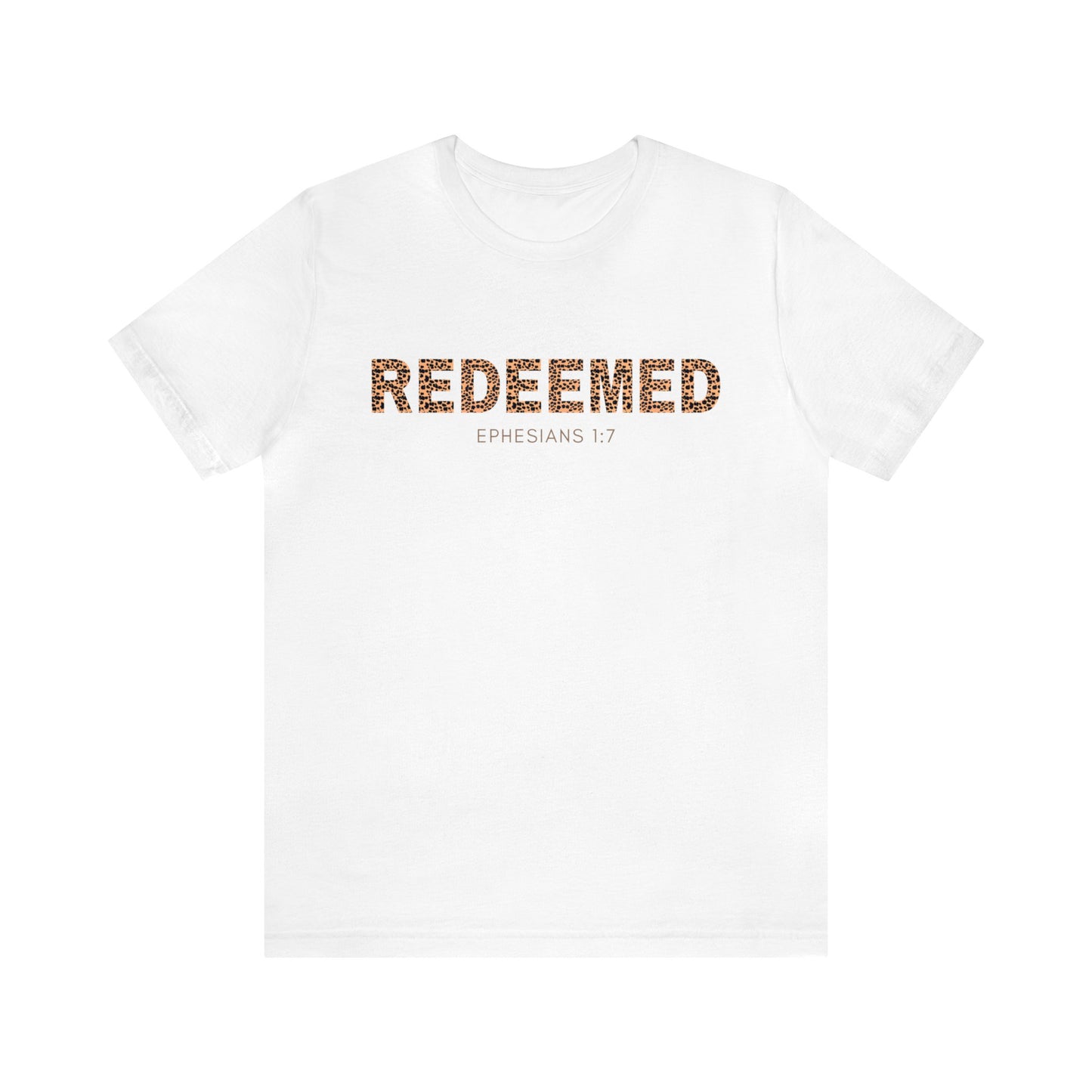 Redeemed Christian Women's T-shirt - Christian Gifts for Women - Animal Print Gifts for Christian Mom - Gifts for Christian Women