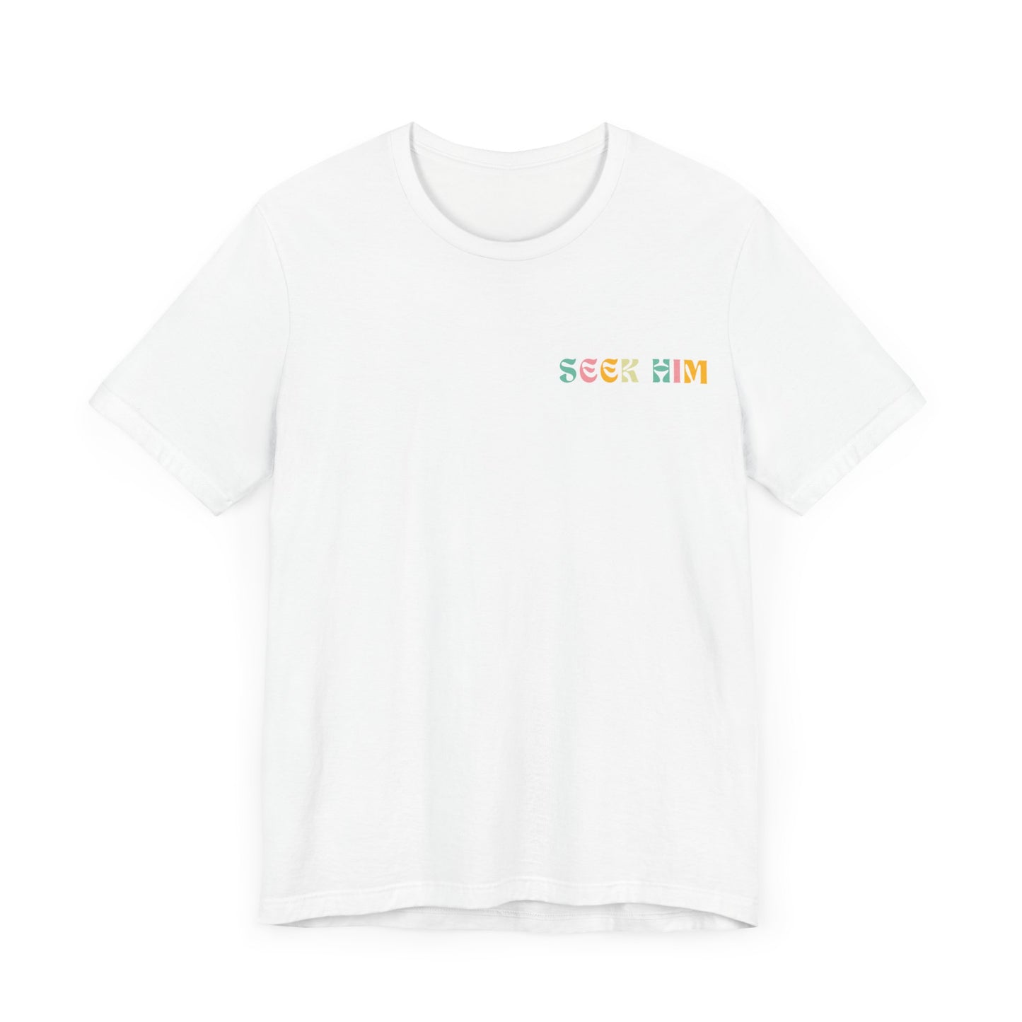 Seek Him - God is Not Far T-shirts - Acts 17:27-28 Cute T-shirts for Christian Girls