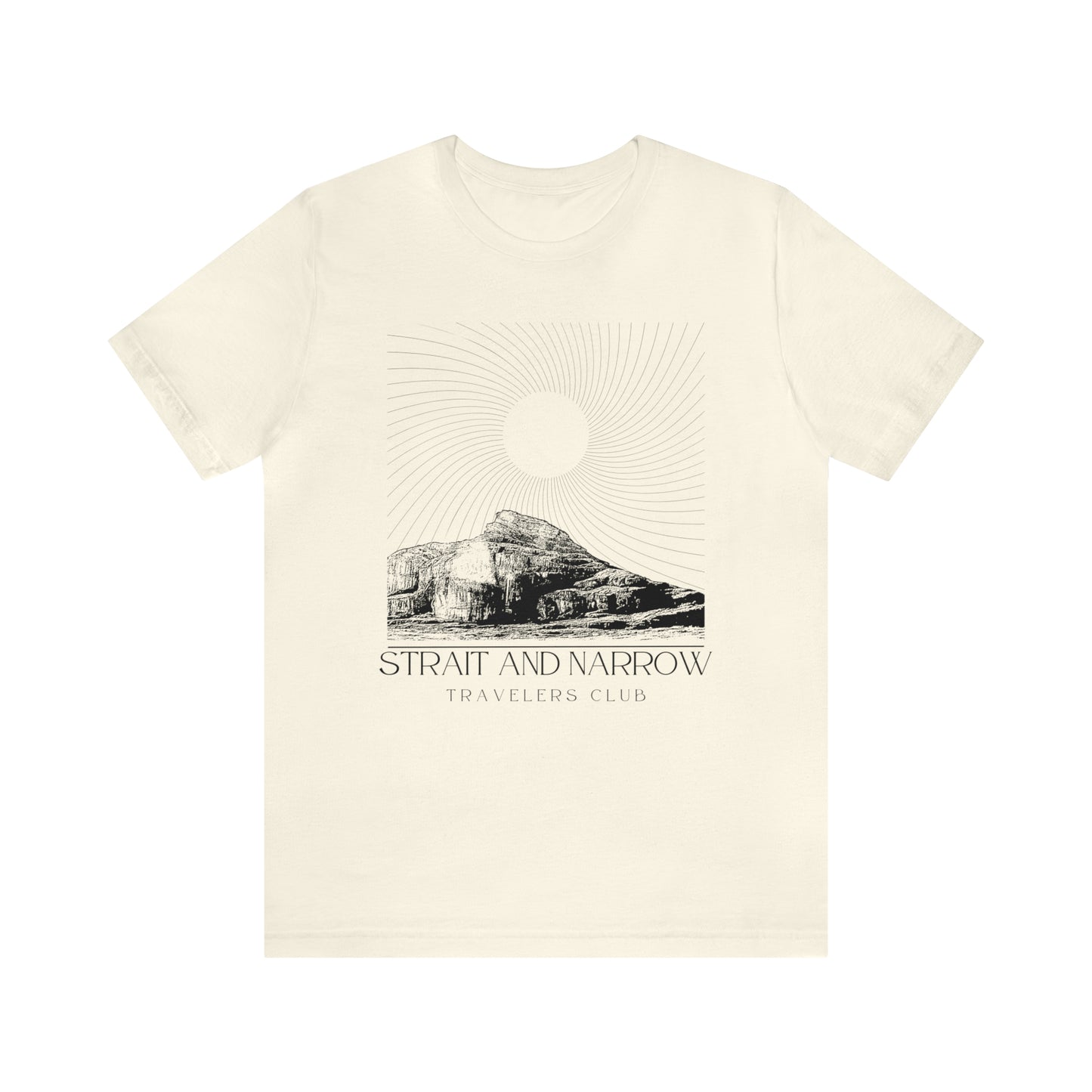 Strait and Narrow Travelers Club Christian T-shirt for Men