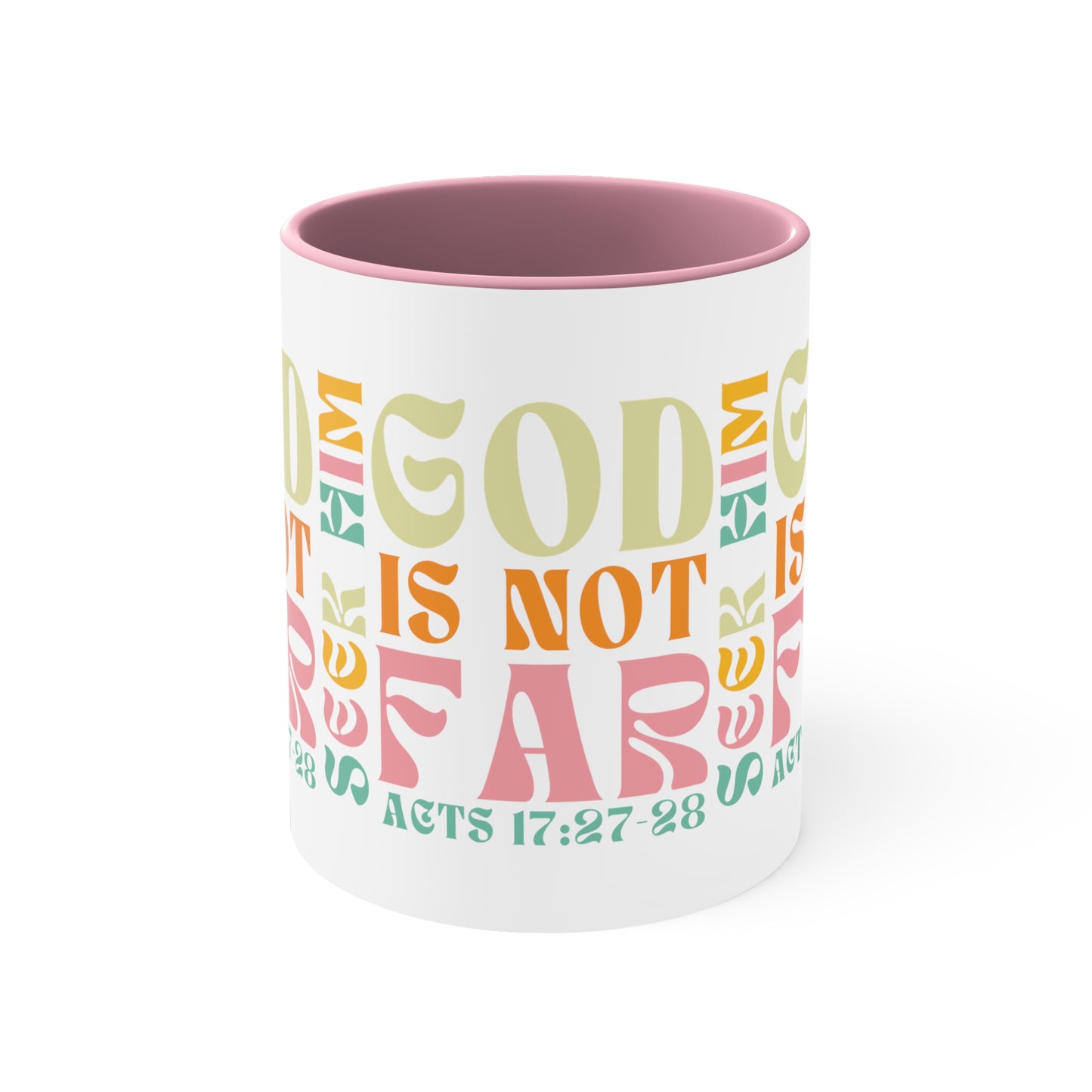 Seek Him - God is Not Far Christian Coffee Mug - Perfect Gifts for Christian Moms Coffee Lovers