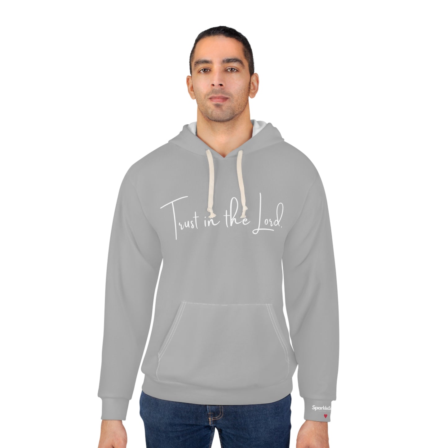 Trust in the Lord Hoodie- Christian Gifts Hoodies White Writing