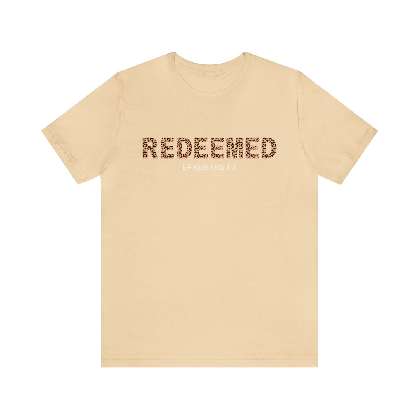 Redeemed Christian Women's T-shirt - Christian Gifts for Women - Animal Print Gifts for Christian Mom - Gifts for Christian Women