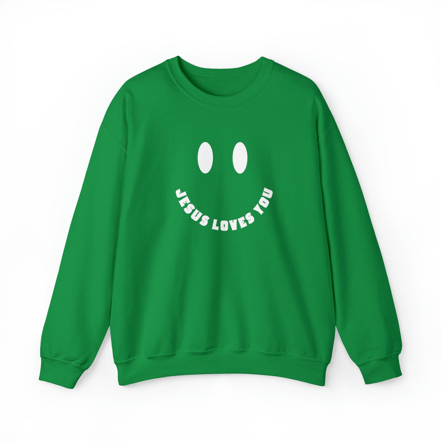 Smile Jesus Loves You - Unisex Christian Sweatshirts