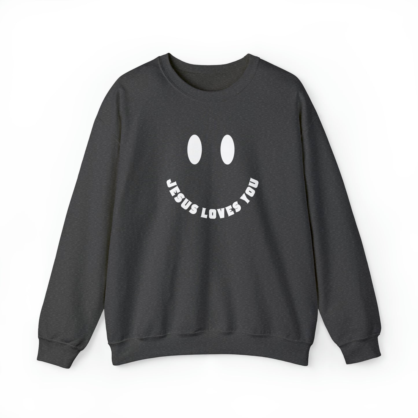 Smile Jesus Loves You - Women's Christian Sweatshirt - Share Jesus