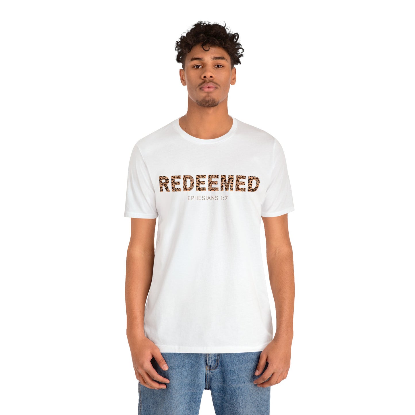 Redeemed Christian Women's T-shirt - Christian Gifts for Women - Animal Print Gifts for Christian Mom - Gifts for Christian Women