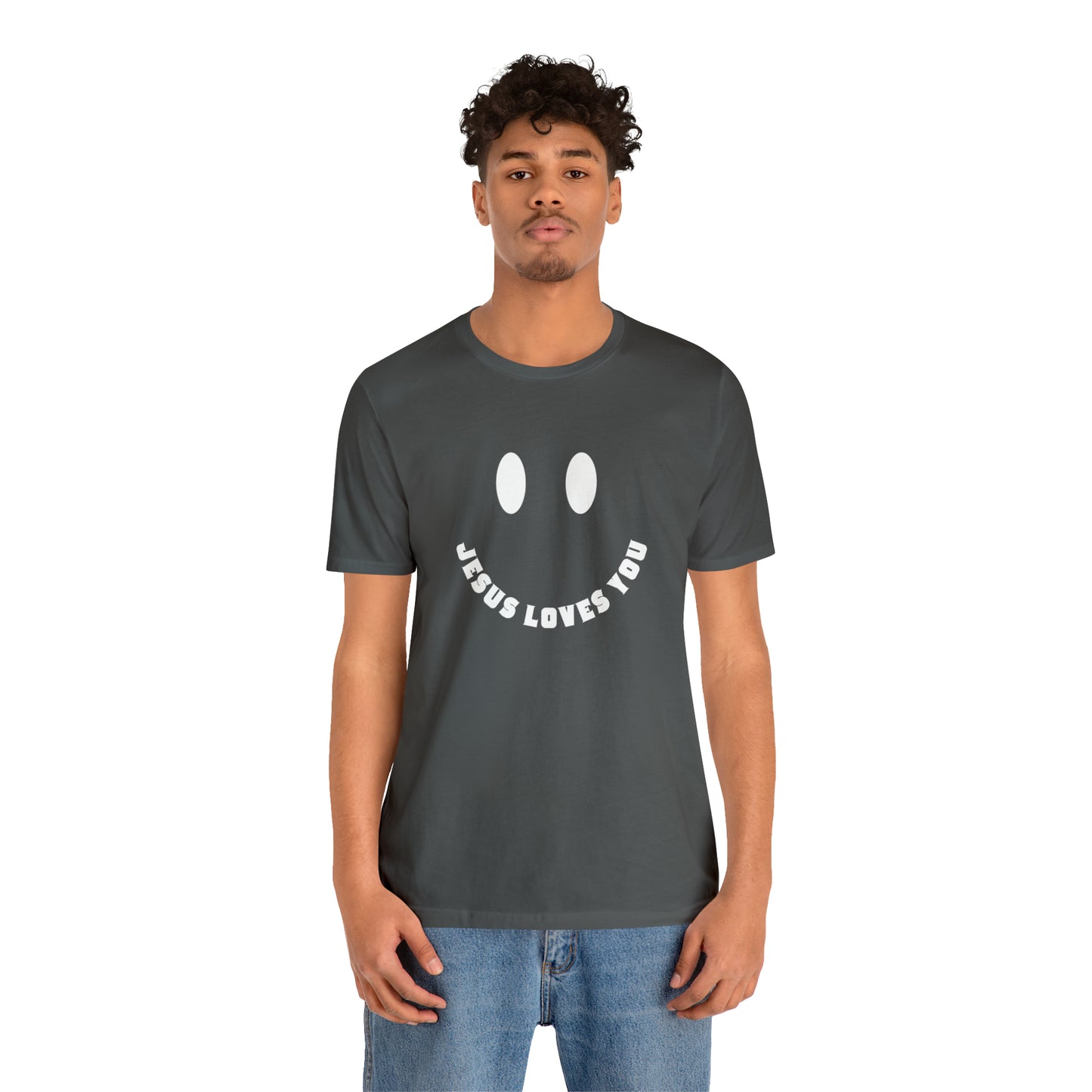 Smile Jesus Loves You - Unisex Christian T-shirt