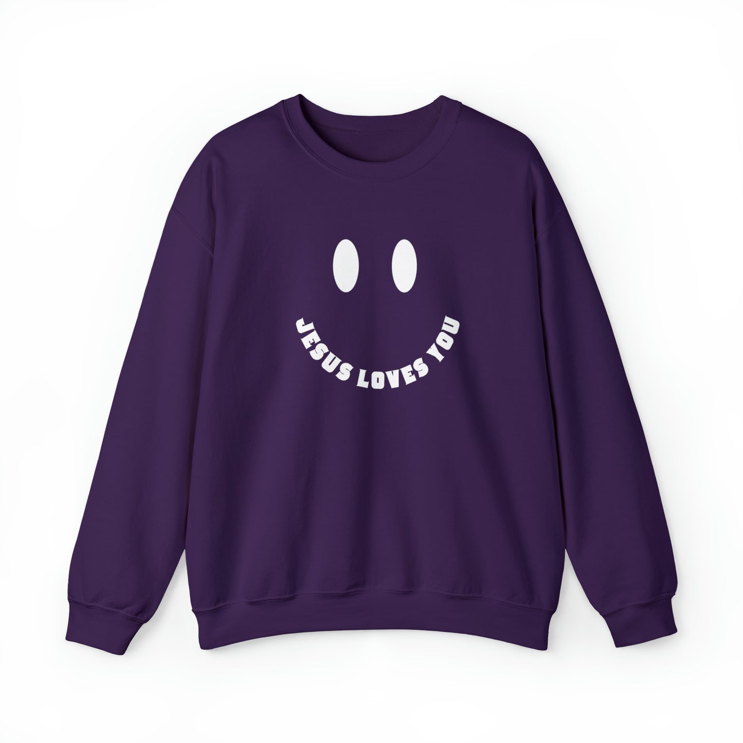 Smile Jesus Loves You - Unisex Christian Sweatshirts