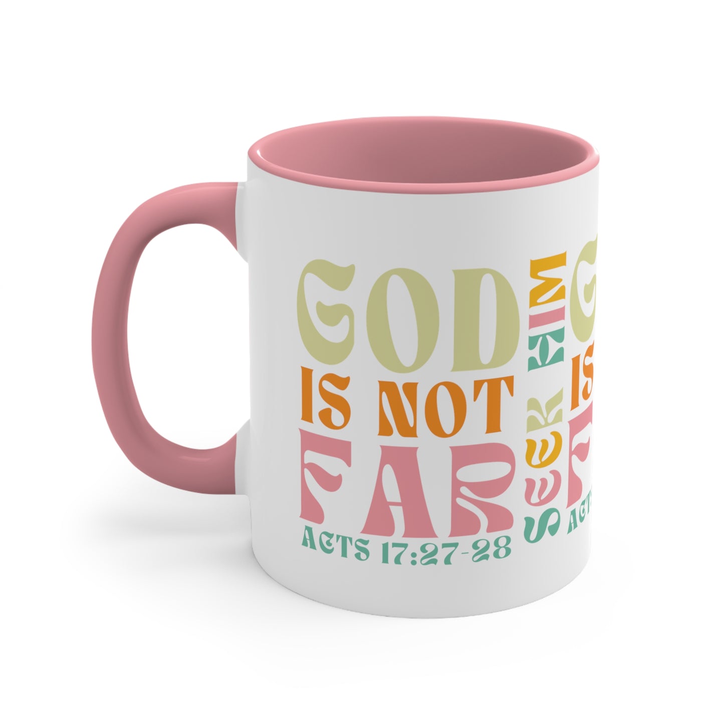 Seek Him - God is Not Far Christian Coffee Mug - Perfect Gifts for Christian Moms Coffee Lovers