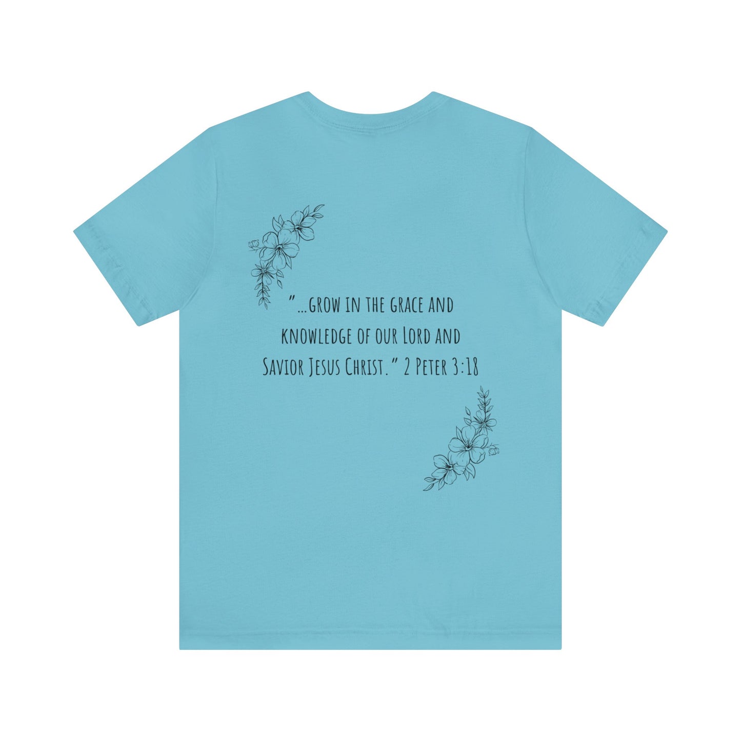 Growing in Grace Christian Women's T-Shirt - Biblical Grace Christian T-shirts For Women