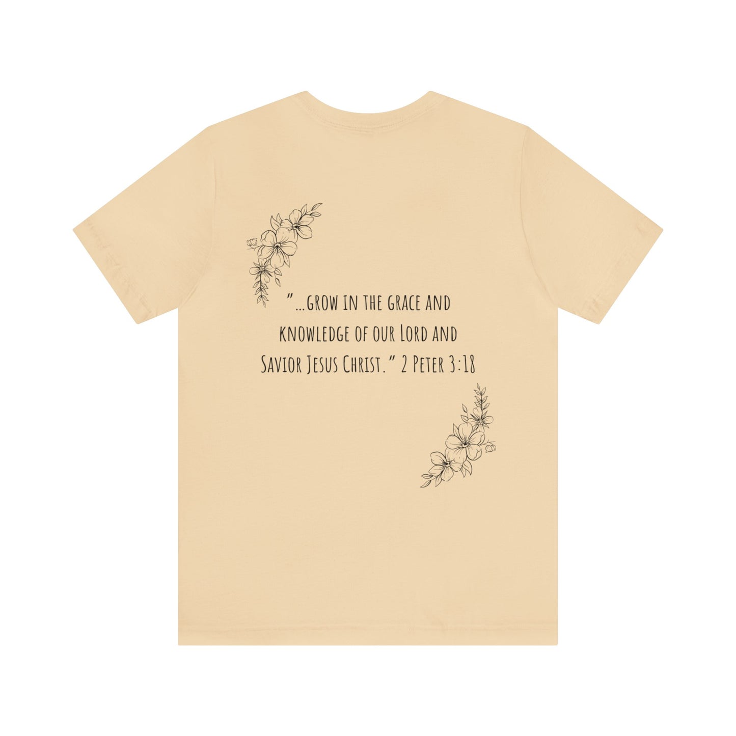 Growing in Grace Christian Women's T-Shirt - Biblical Grace Christian T-shirts For Women