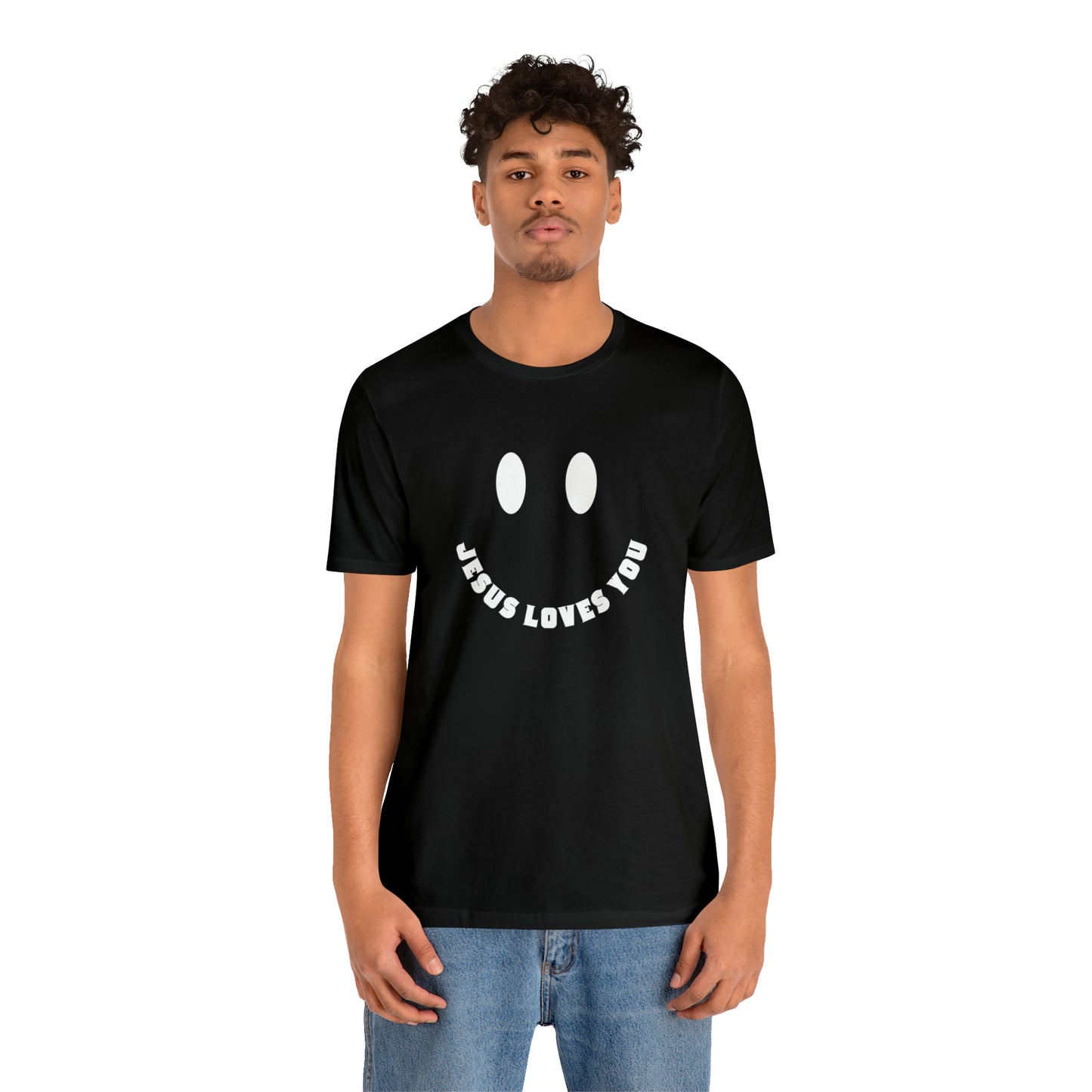 Smile Jesus Loves You - Unisex Christian T-shirt