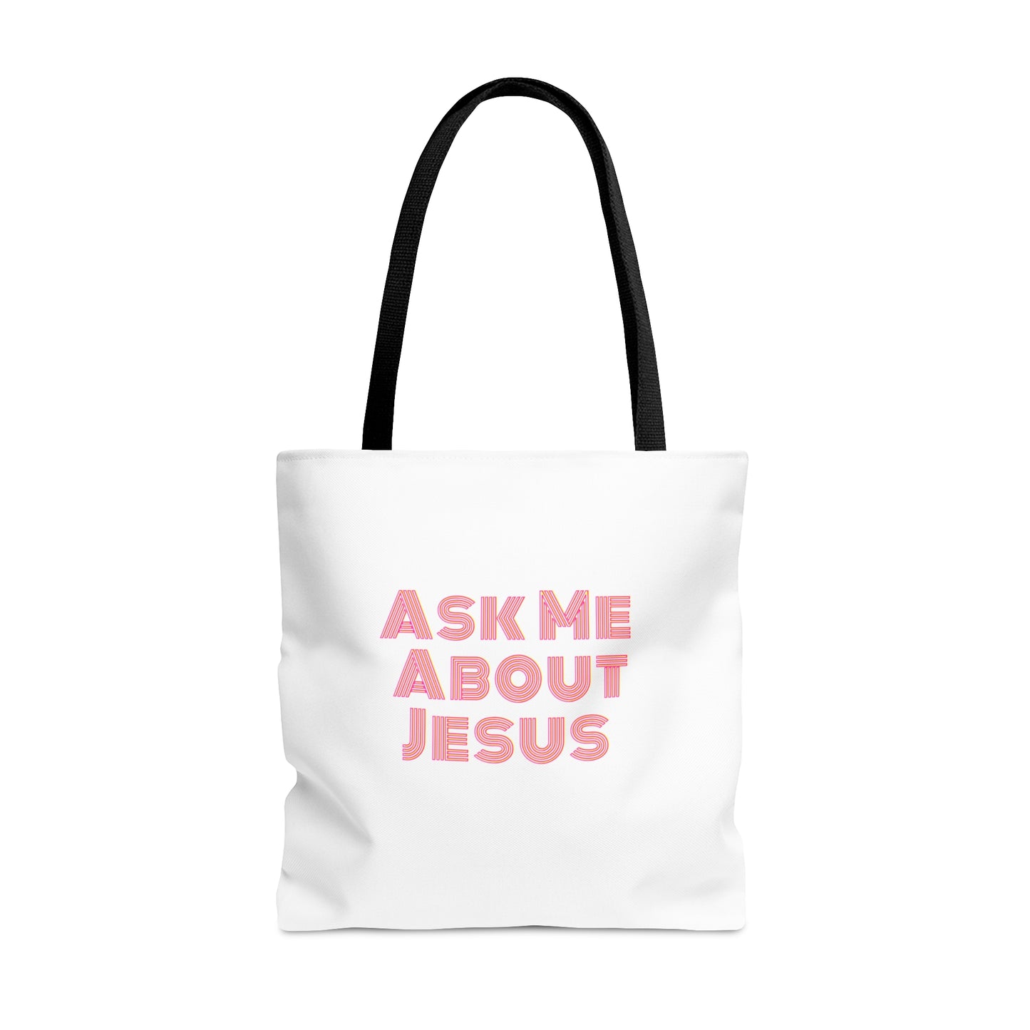 Ask Me About Jesus Christian - Tote Bag