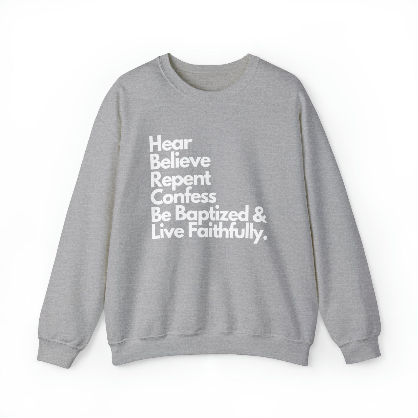 Steps of Salvation Sweatshirt - Christian Sweatshirts