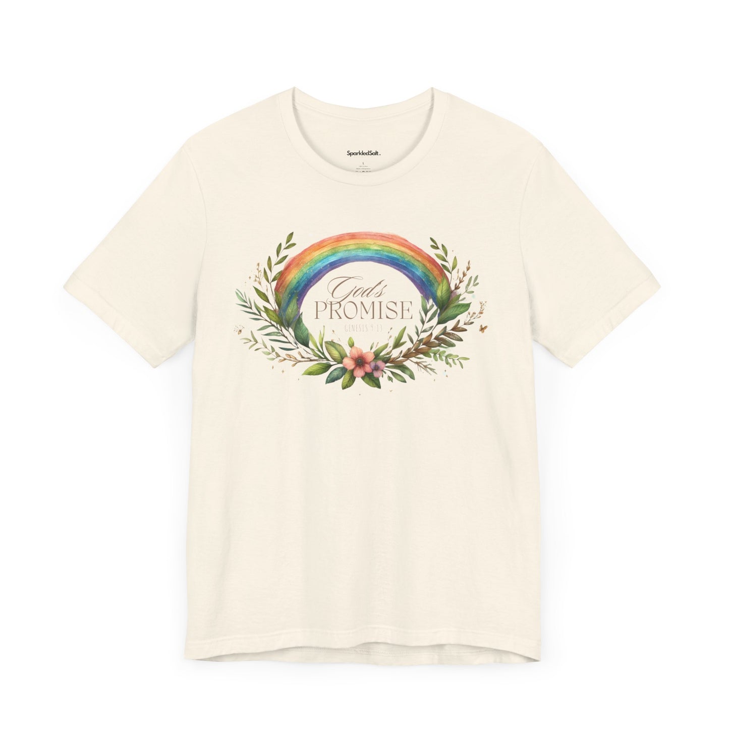 God's Promise - Rainbow Christian T-shirts - Genesis 9:13 Christian Pride Rainbow Shirts for Women - Free Shipping