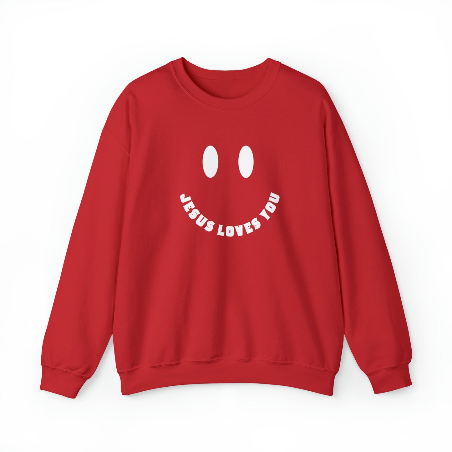 Smile Jesus Loves You - Unisex Christian Sweatshirts