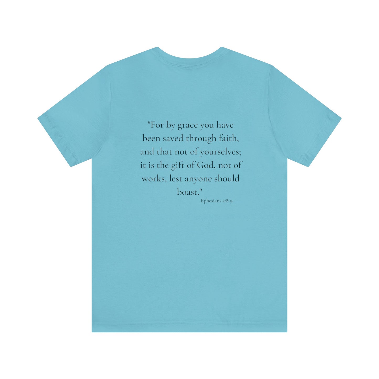 "Saved By Grace" Christian Women's T-Shirt - Cute Scriptural Christian T-shirts for Women