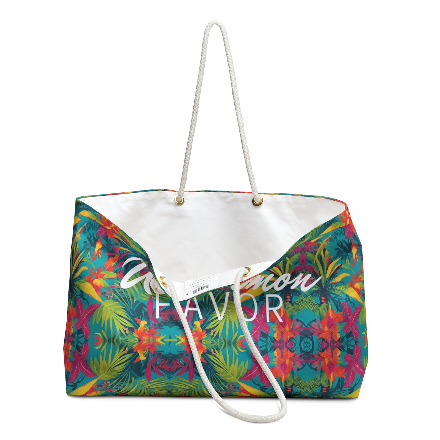 Uncommon Favor Tropical Blessed Christian Weekender Bags - Gifts for Christian Women - Fun Gifts for Christians