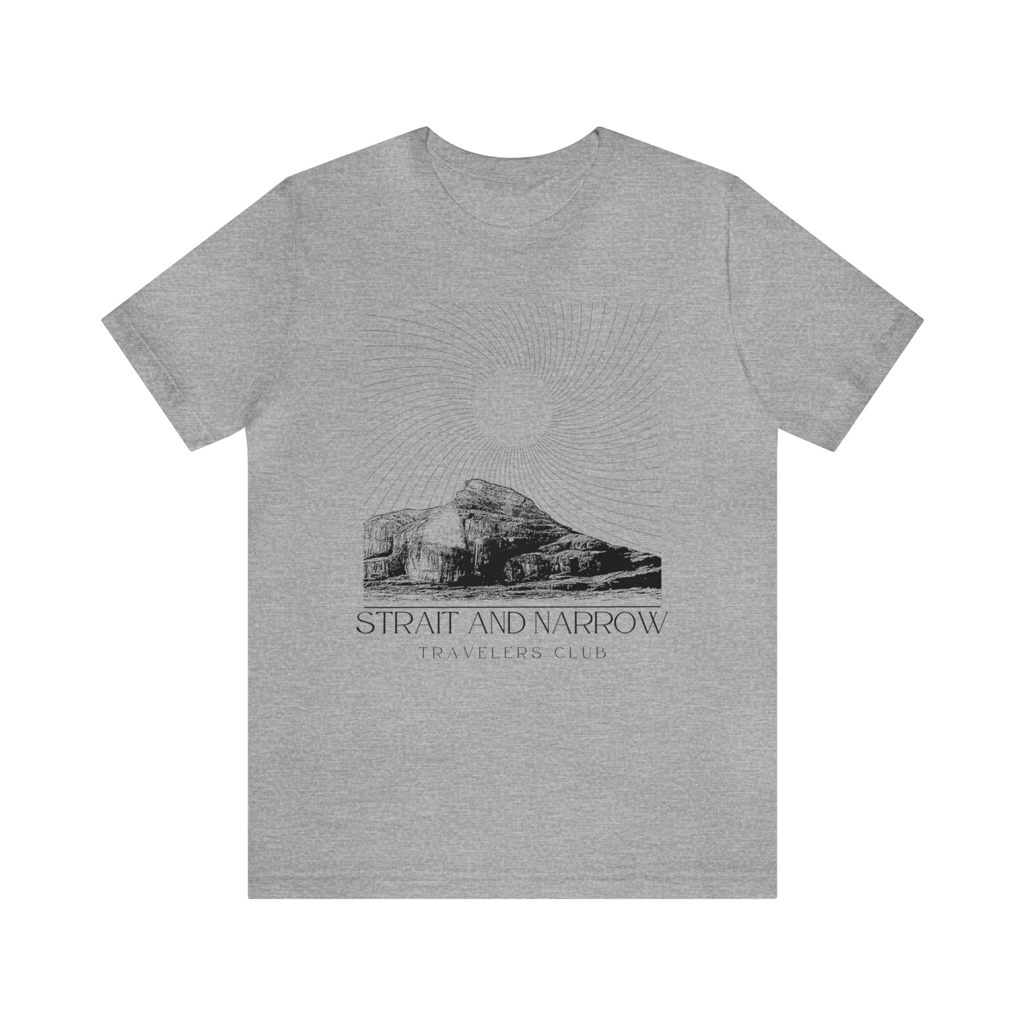 Strait and Narrow Travelers Club Christian T-shirt for Men