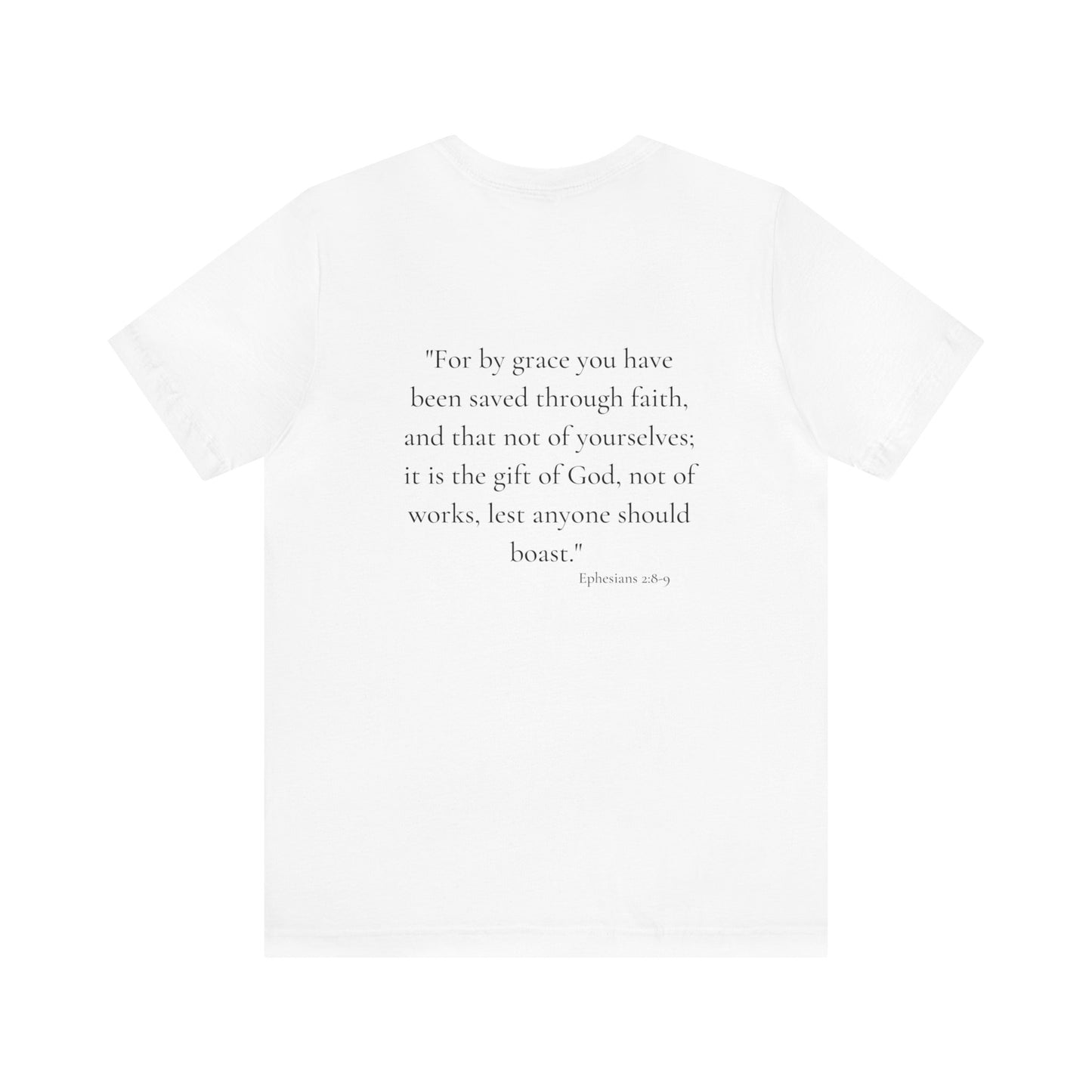 "Saved By Grace" Christian Women's T-Shirt - Cute Scriptural Christian T-shirts for Women