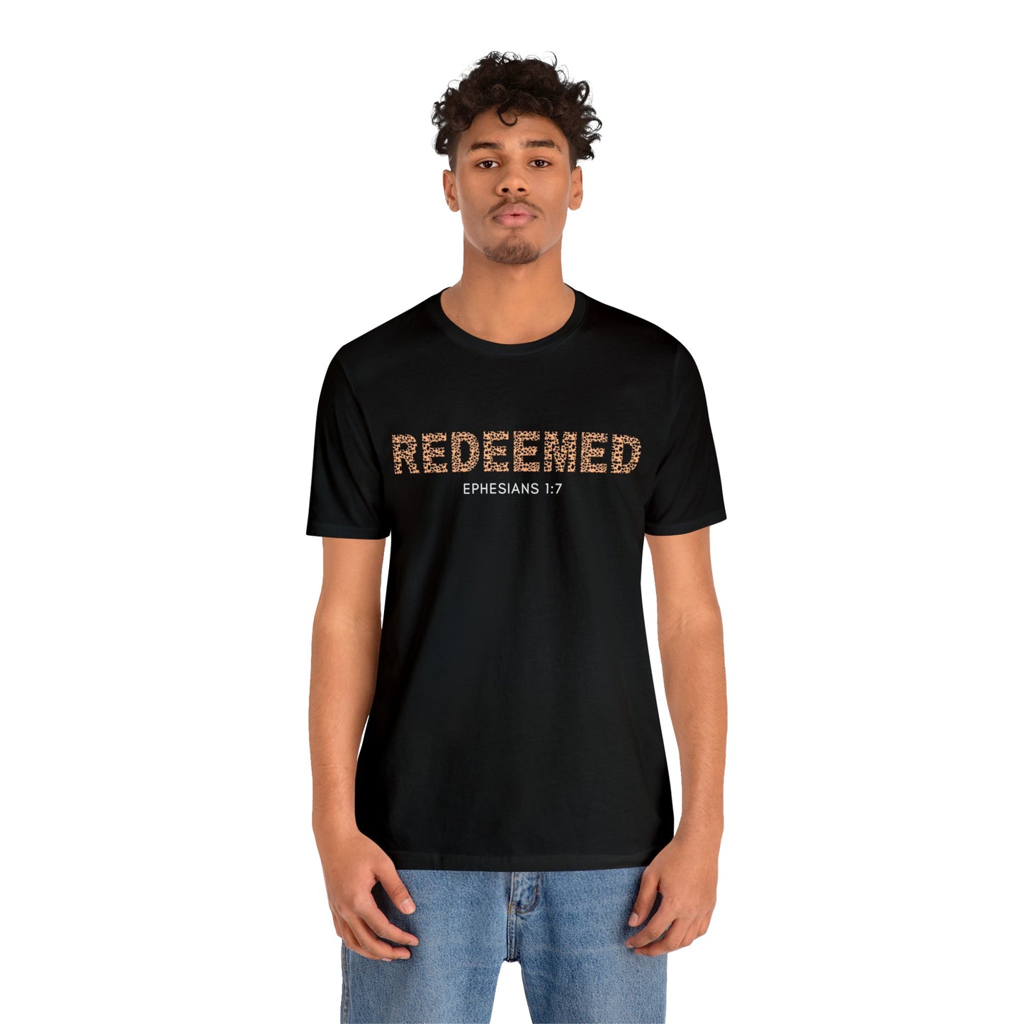 Redeemed Christian Women's T-shirt - Christian Gifts for Women - Animal Print Gifts for Christian Mom - Gifts for Christian Women