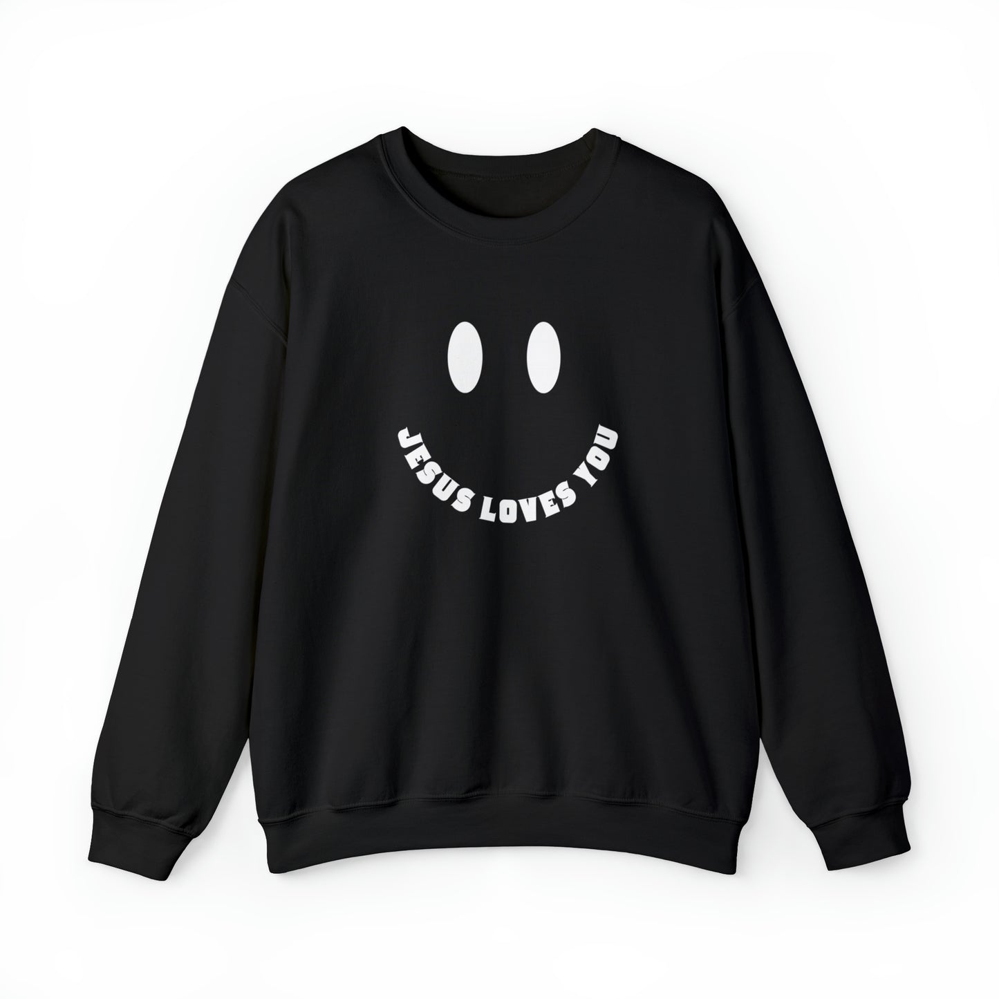 Smile Jesus Loves You - Unisex Christian Sweatshirts