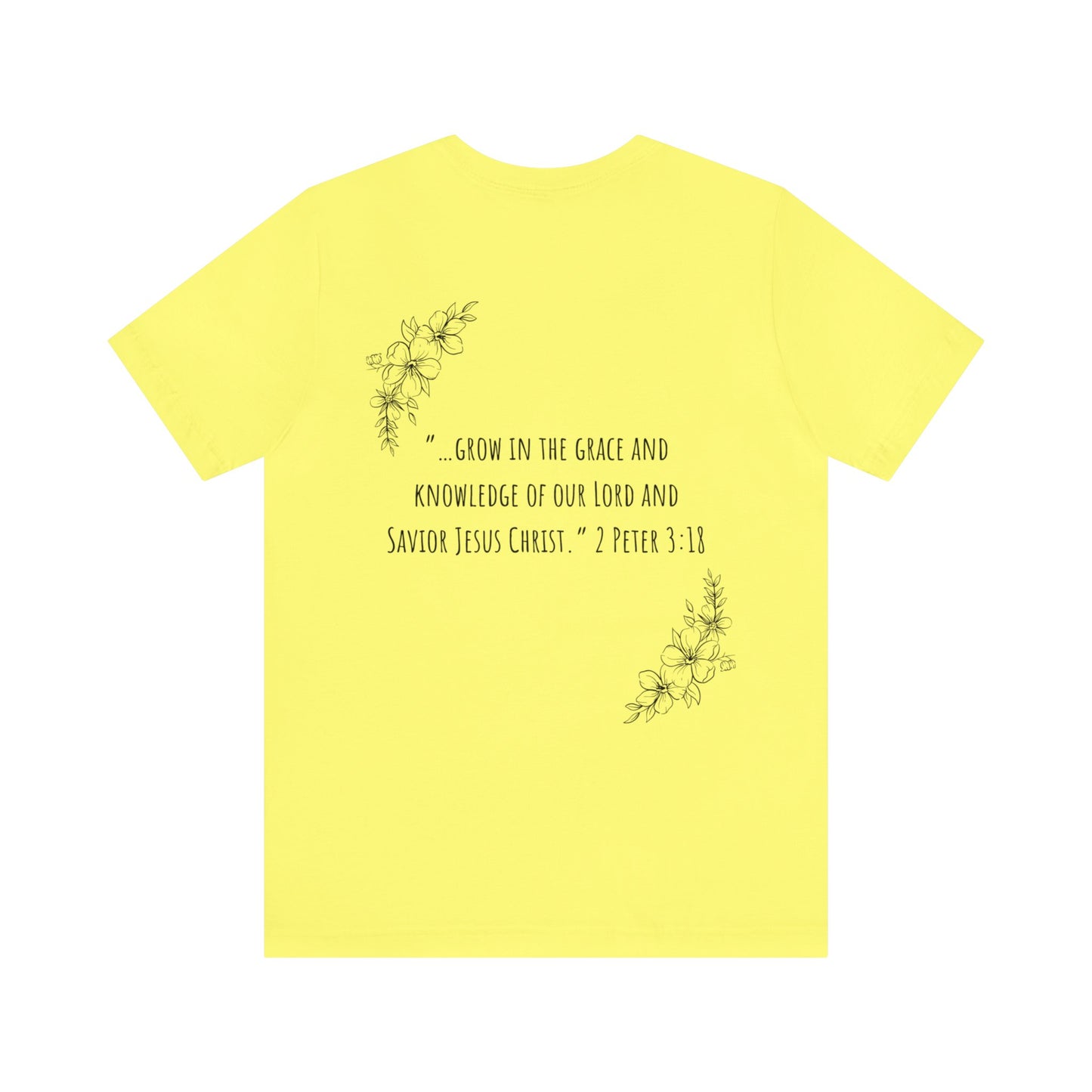 Growing in Grace Christian Women's T-Shirt - Biblical Grace Christian T-shirts For Women