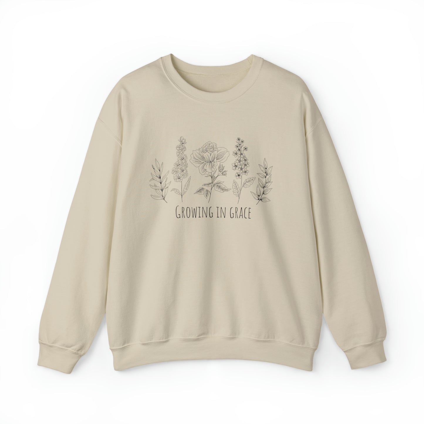 Growing in Grace Sweatshirt - Christian Sweatshirts for Women