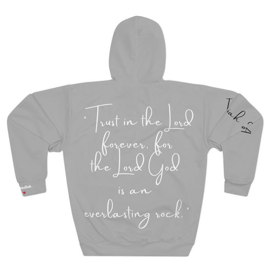 Trust in the Lord Hoodie- Christian Gifts Hoodies White Writing