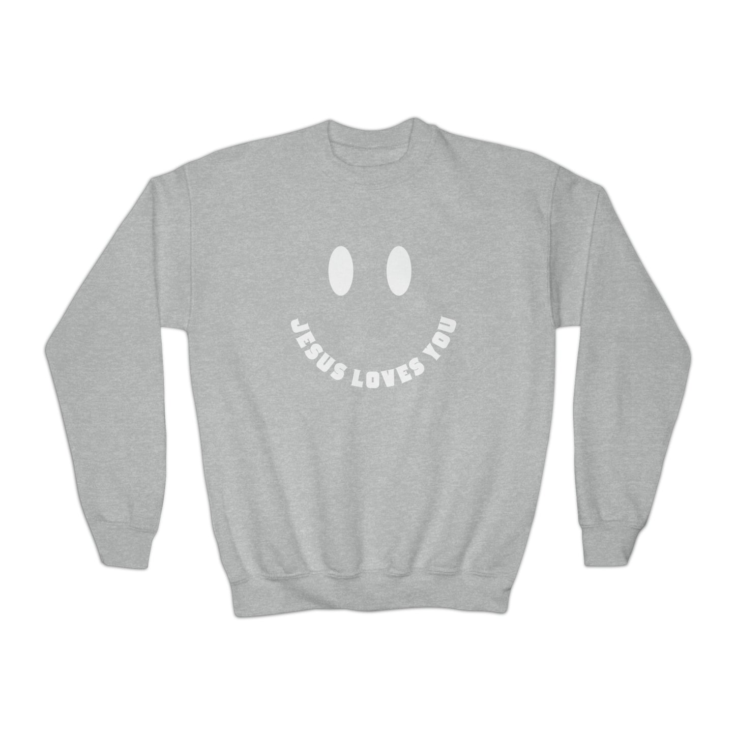 Smile Jesus Loves You Kids - Christian Sweatshirts for Kids - Christian Gifts for Kids