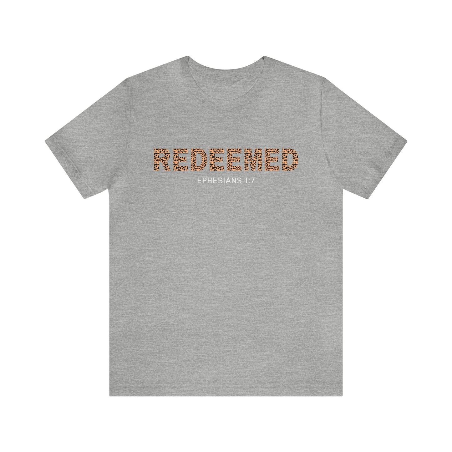 Redeemed Christian Women's T-shirt - Christian Gifts for Women - Animal Print Gifts for Christian Mom - Gifts for Christian Women