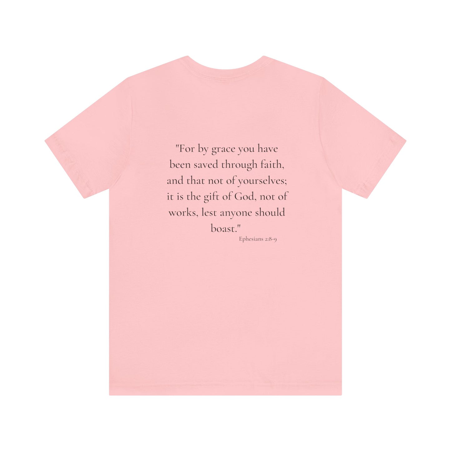 "Saved By Grace" Christian Women's T-Shirt - Cute Scriptural Christian T-shirts for Women